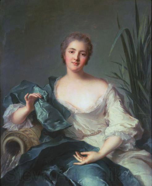 Jjean-Marc nattier Portrait of Madame Marie-Henriette-Berthelet de Pleuneuf Norge oil painting art